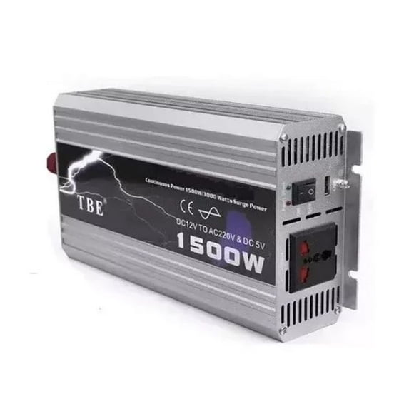 Inversor Voltaje 1500w Corriente 12v A 220v Auto
