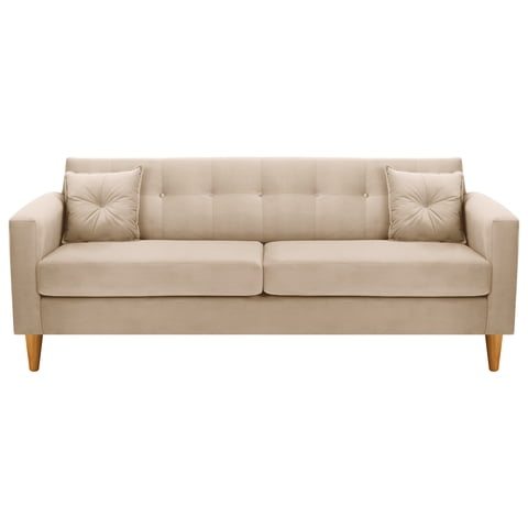 Bodevir - Sofa New Retro 3Cg Felpa 04 Beige