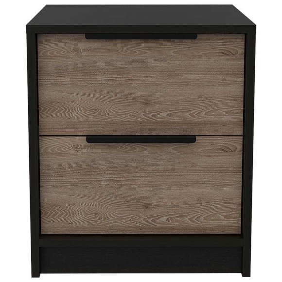 Mesa De Noche 2 Cajones Kaia Wengue