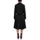thumbnail image 3 of INSPIRE CHIC Conjunto de Falda de 2 Piezas para Mujer Blazer Dobladillo Asimétrico Vestido Midi de Cintura Alta Talla X Grande Negro, 3 of 5