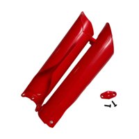 Magideal - 2 Uds Protector De Amortiguador Horquilla Delantera Cubierta Protectora De Suspensión Cubierta Protectora De Arranque Reemplazo Compatible Para Rojo