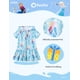 thumbnail image 4 of Disfraz De Baño De Frozen Elsa Girl Tela De Rizo Azul 5 6 Años, 4 of 7