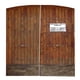 thumbnail image 1 of 2 Paneles Impresión Digital Con Aislamiento Térmico Cortinas 3D Vintage Puerta De Madera, 1 of 5