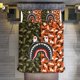 thumbnail image 2 of Green Orange Bape Shake Camo Comforter Set Soft 3 Pcs Twin Bedding Sets Thicken for All Season, 2 of 5
