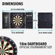 thumbnail image 4 of Set de tablero de dardos EastPoint Cambridge Bristle Dart, 4 of 7