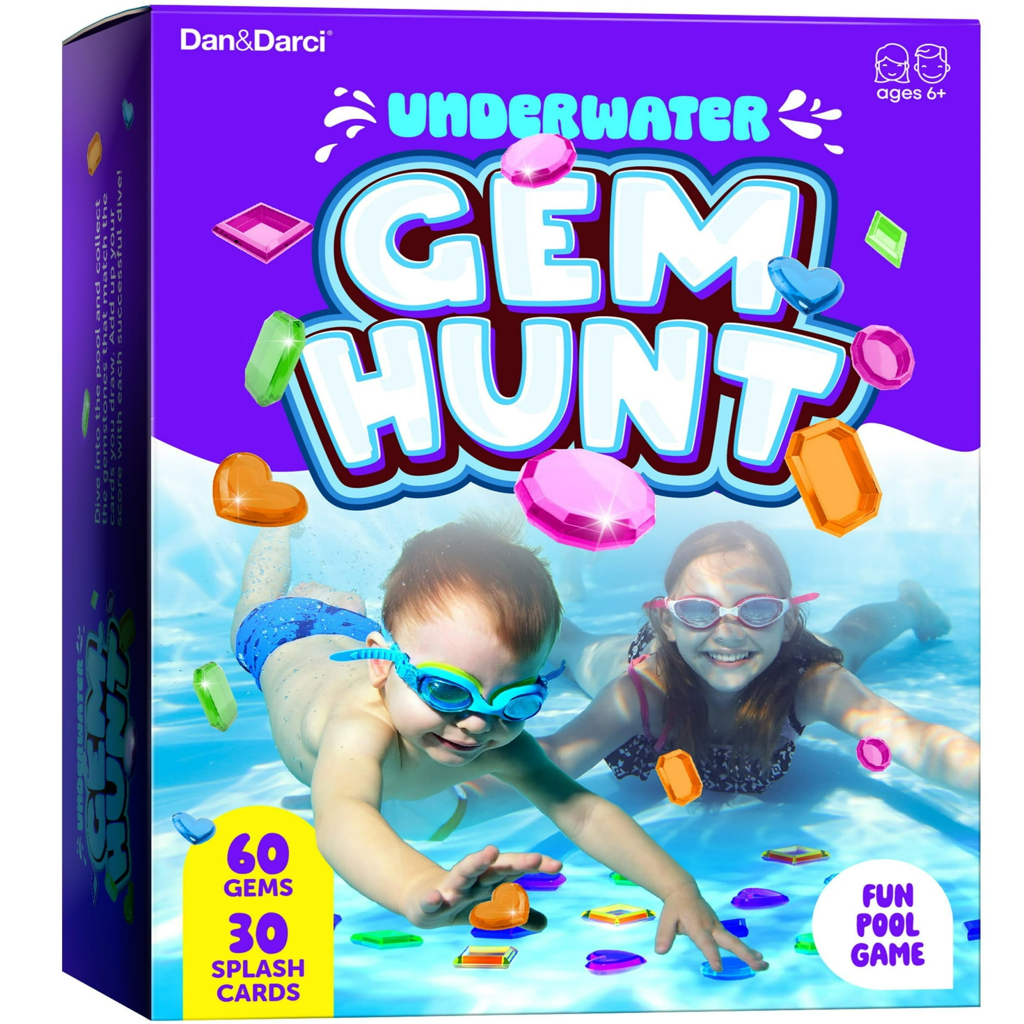 Juego De Buceo Dan&darci Pool Gem Hunt Niños 6 A 12 Años