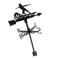 Ioensy - Veleta De Hierro, Veleta De Viento, Montaje De Valla De Techo Para Patio, Herramientas De Medición, Surf