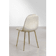 thumbnail image 2 of Pack 2 Sillas Trendytop Para Comedor Asiento Felpa Estructura Dorada - Beige, 2 of 3