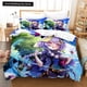 thumbnail image 1 of Cartoon Bedding Set Genshin Impact Game Kids Duvet Cover Set Comforter Bed Linen For Children Boy Decor Bedclothes Bed Sheets, 1 of 5