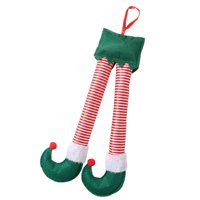 Bothyi - Adorno De Piernas De Papá Noel De Duende Navideño Para Accesorios De Fiesta De Festival Verde