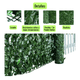 thumbnail image 3 of Pack 2 Mallas Cerca De Hojas Planta Enredadera Artificial Jardín 100x300 cm, 3 of 6