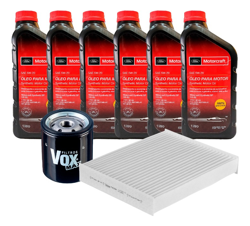 Genérica - Kit Mantención Ford Escape 2.5 Aceite+Filtros(Ac,Po)