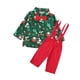 thumbnail image 3 of Disfraz De Navidad Con Pajarita, Trajes De Caballero Para Niños, Espectáculo En El Escenario, Tirantes Con Clip, 3 of 5