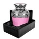 thumbnail image 1 of Urna de Cremación Trupoint Memorials Pequeña Rosa Claro con Plateado, 1 of 7