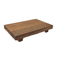 Bothyi - Soporte De Pedestal De Madera Para Pastel, Elevador De Madera Para Baño, Mesa De Centro Interior, Rectángulo