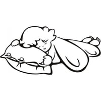 Rienda Libre Graphics - Decomural Sleeping Angel Childrens Ws-16115