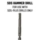 thumbnail image 3 of Broca percutora Drill America SDS3812 3/8 x 12 SDS-Plus, 3 of 9
