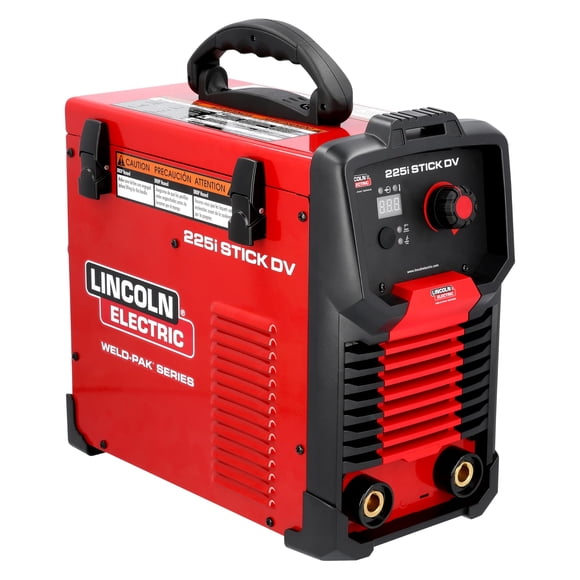 Soldadora de electrodo Lincoln Electric Weld-Pak 225i de doble voltaje