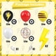 thumbnail image 3 of Globos Eleventheart de 39 piezas, 12" con estampado de rayos para fiesta, 3 of 6