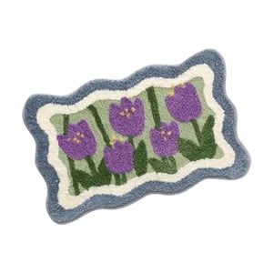 Magideal - Alfombra De Baño Alfombra Lavable Alfombras De Baño Alfombras De Baño Antideslizantes Absorbente De Agua Secado Rápido Alfombra De Baño Suave Y Peluda , Estilo P