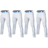 Pantalones De Béisbol Easton Rival+ Con Ribetes Blancos Y Reales Para Adultos, Talla Pequeña