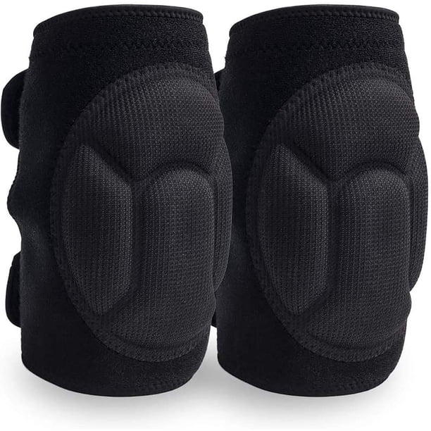 Rodilleras cómodas antideslizantes, cojín de espuma extra grueso para fregar pisos, jardinería, yoga y construcción, forro interior suave, correas dobles resistentes y fácilmente ajustables.