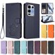 thumbnail image 3 of Funda Volteable tipo Billetera con Correa para Infinix Note 50X 5G, Azul, 3 of 6