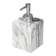 thumbnail image 3 of Dispensador De Jabón Líquido Para Manos Con Bomba Para Encimera De Hotel, Baño, Cabezal Plateado Y Blanco, 3 of 5