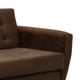 thumbnail image 4 of Sofa Bote 3c Felpa 00 Chocolate, 4 of 6