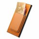 thumbnail image 3 of Funda de Cuero Magnética con Tarjetero para Samsung Galaxy S23 Ultra Cubierta Delgada Amarillo, 3 of 5