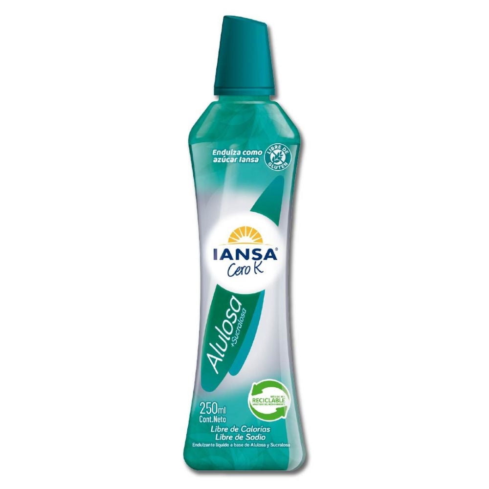 Endulzante Líquido Alulosa Botella 250 ml Iansa Cero K