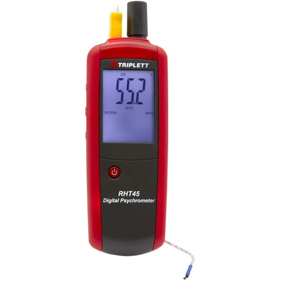 Psicrómetro Triplett RHT45 digital con tipo K y certificado NIST