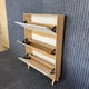 thumbnail image 4 of Zapatero Organizador Nórdico Madera y Blanco con 3 Puertas Abatibles para Entrada Hall 80x17x120cm, 4 of 6