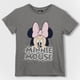 thumbnail image 1 of Polera Manga Corta Niña Moño Minnie Gris Disney, 1 of 4