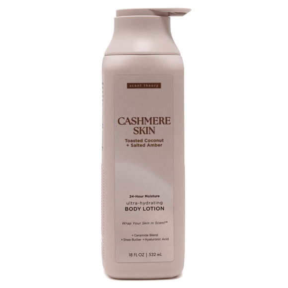 Loción Corporal Scent Theory Cashmere Skin 532 ml con Manteca de Karité