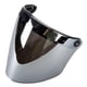 thumbnail image 2 of Visera Para Casco De Moto Retro Classic Flip Up For 3-Snap Anti-Fog Silver, 2 of 5