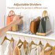 thumbnail image 2 of Organizador de Bolsos GoMaihe 4 juegos de bolsas transparentes ajustables, 2 of 6