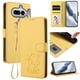 thumbnail image 2 of Funda Billetera con Relieve de Gato para Nothing Phone 4A, Amarillo, 2 of 6