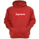 thumbnail image 1 of Polerón Canguro Supreme Rojo Talla S Unisex, 1 of 2