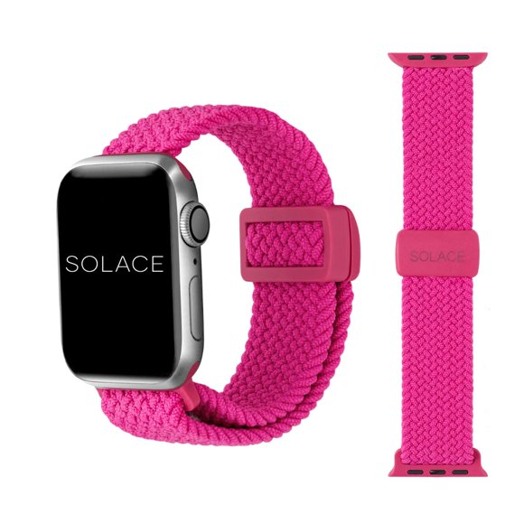 Correa Solace Bands Imperium Adapt Ajustable Ancha de Nylon Trenzado para Apple Watch