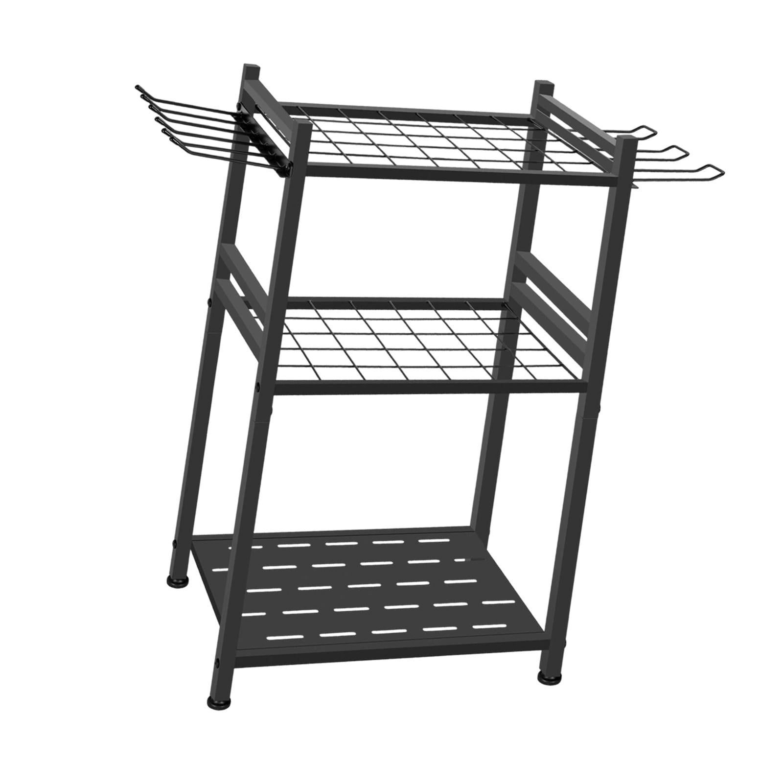 Ioensy - Organizador De Herramientas De Jardín De Acero Al Carbono, Estable, Para Rastrillo, Azada Y Escoba.