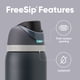 thumbnail image 3 of Botella de agua Owala FreeSip de acero inoxidable con aislamiento de 700 ml, 3 of 7