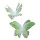 thumbnail image 2 of 2 Uds Decoración De Mariposas Artificiales Decoración De Boda Para Pared De Boda Cumpleaños Verde, 2 of 3