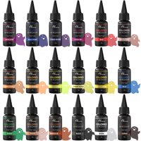 Kit De Resina Uv Honcaring, 18 Colores, 20 G Cada Uno, Curado Rápido