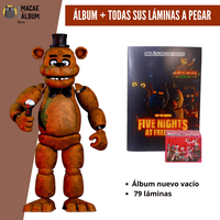 Macae - Mini Álbum Five Nights At Freddy´S + Todas Sus Láminas A Pegar