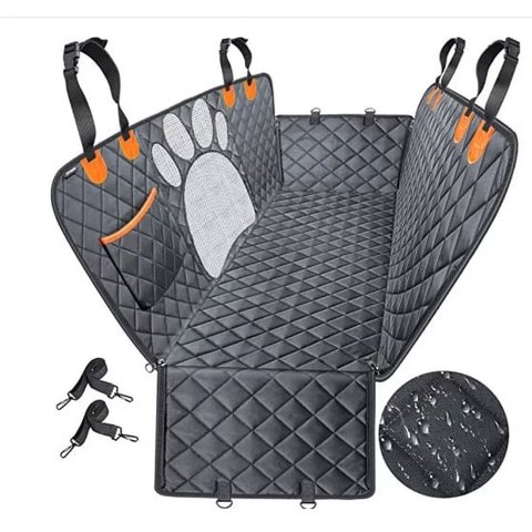 Crusec - Funda De Asiento Trasero Para Auto Resistente Impermeable