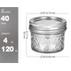 thumbnail image 2 of Frascos para Almacenamiento de Alimentos VERONES 4 oz Paquete de 40 con Tapas, 2 of 7