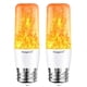thumbnail image 1 of Bombillas LED HoogaLife Warm Flickering E26, paquete de 2, 1 of 7