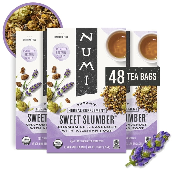 Té De Hierbas Sweet Slumber De Manzanilla Y Lavanda 48 Bolsitas