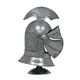 thumbnail image 3 of Casco Medieval Casco Caballero Silver Con Soporte, 3 of 3